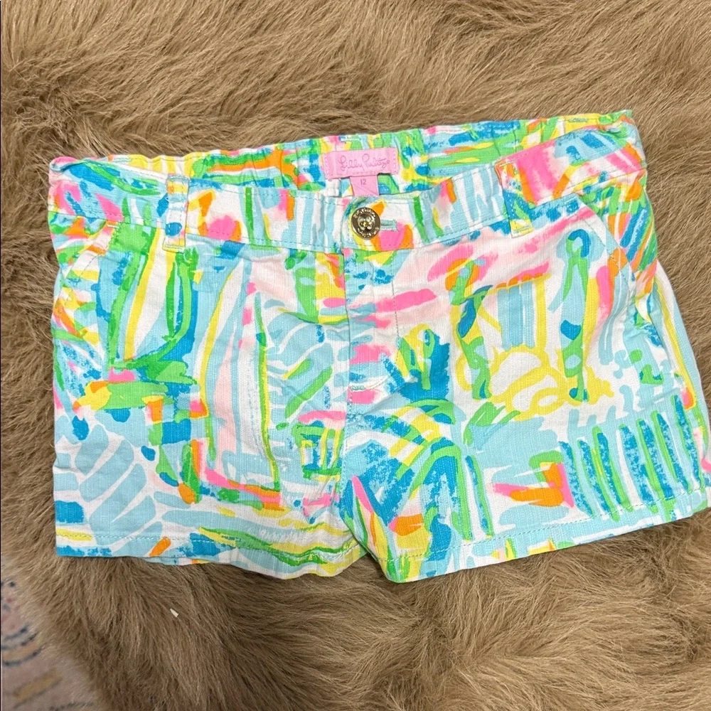 EUC Lilly Pulitzer Multicolor Shorts - Picture 1 of 3
